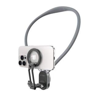 iKi AC200 Magnetic MagSafe okostelefon + GoPro + DJI tartó nyakpánttal - szürke