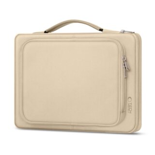 iKi Basic textil becsúsztatós laptop tok 15"-16" - bézs
