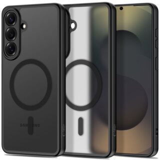 iKi BasicMag MagSafe Samsung Galaxy S26 kemény hátlap tok - matt fekete