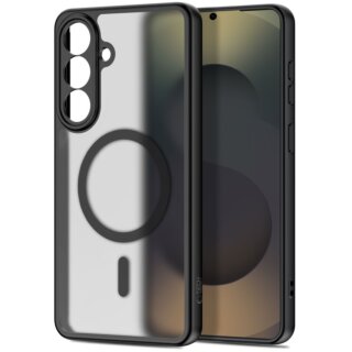 iKi BasicMag MagSafe Samsung Galaxy S26 kemény hátlap tok - matt fekete