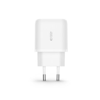 iKi C20W hálózati töltő USB-C PD20W + USB-A QC3.0 - fehér