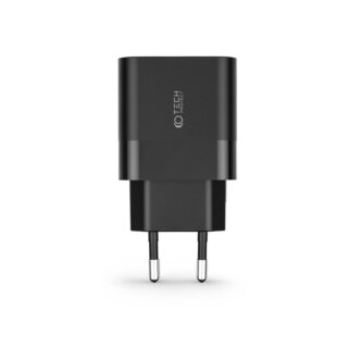 iKi C30W hálózati töltő USB-C PD30W + USB-A QC3.0 - fekete