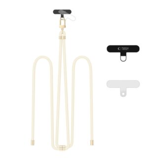 iKi C7S univerzális okostelefon nyakpánt - bézs/arany