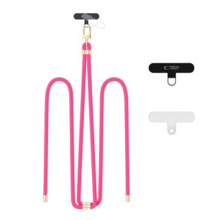 iKi C7S univerzális okostelefon nyakpánt - rózsaszín/arany