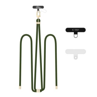 iKi C7S univerzális okostelefon nyakpánt - zöld/arany