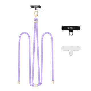 iKi C7S univerzális okostelefon nyakpánt - lila/arany