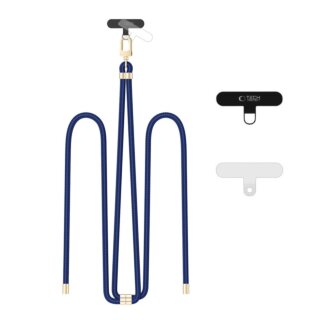 iKi C7S univerzális okostelefon nyakpánt - kék/arany