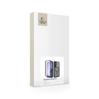 iKi Defense MagSafe Samsung Galaxy S25 ütésálló kemény tok + előlap - fekete