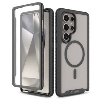 iKi Defense MagSafe Samsung Galaxy S25 Ultra ütésálló kemény tok + előlap - fekete