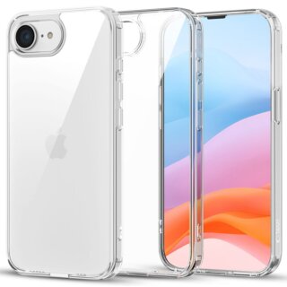 iKi Flexair Hybrid iPhone 16e szilikon hátlap tok - átlátszó