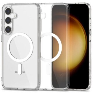 iKi Flexair Hybrid MagSafe Samsung Galaxy S24 FE szilikon hátlap tok - átlátszó