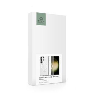 iKi FlexAir Hybrid MagSafe Samsung Galaxy S24 Ultra kemény hátlap tok - átlátszó