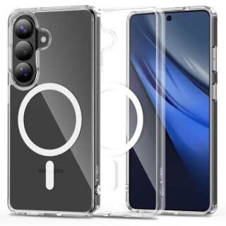 iKi Flexair Hybrid MagSafe Samsung Galaxy S26 kemény hátlap tok - átlátszó