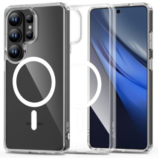 iKi Flexair Hybrid MagSafe Samsung Galaxy S26 Ultra kemény hátlap tok - átlátszó