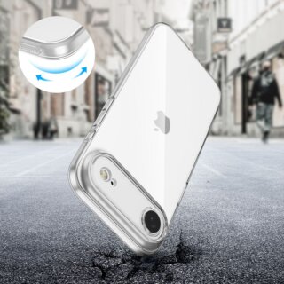 iKi Flexair iPhone 17 Air szilikon hátlap tok - átlátszó