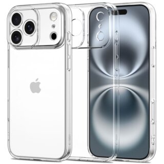 iKi Flexair iPhone 17 Pro Max szilikon hátlap tok - átlátszó