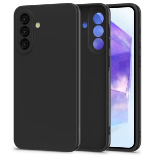 iKi Icon Samsung Galaxy A56 5G szilikon hátlap tok - fekete