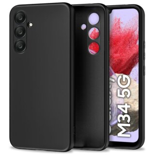 iKi Icon Samsung Galaxy M35 5G szilikon hátlap tok - fekete