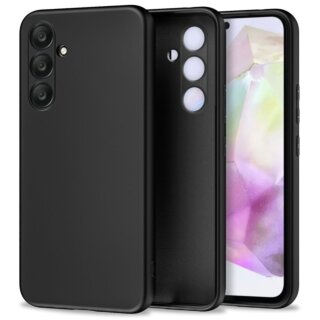 iKi Icon Samsung Galaxy S25 FE szilikon hátlap tok - fekete