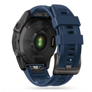 iKi Iconband Garmin Fenix 5 / 6 / 6 Pro / 7 szilikon szíj - kék