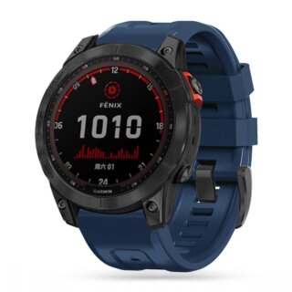 iKi Iconband Garmin Fenix 5 / 6 / 6 Pro / 7 szilikon szíj - kék