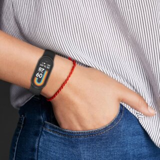 iKi Iconband Xiaomi Smart Band 8 / 8 NFC szilikon szíj - világoskék