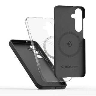 iKi Liquid MagSafe Samsung Galaxy S25 Edge szilikon hátlap tok - fekete