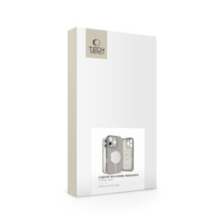 iKi Liquid MagSafe iPhone 16 Pro Max szilikon hátlap tok - szürke