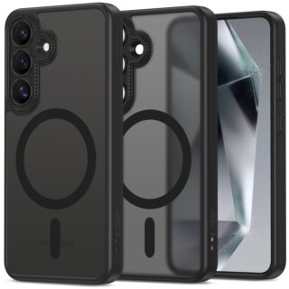 iKi MagCam MagSafe Samsung Galaxy S25 kemény hátlap tok - matt fekete