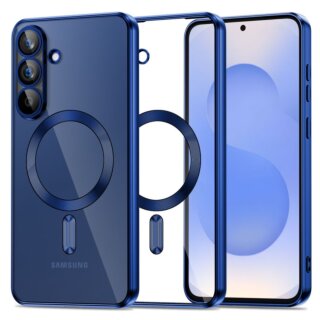 iKi Magflex MagSafe Samsung Galaxy S25 FE szilikon hátlap tok - kék