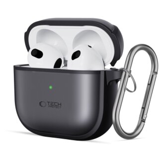 iKi Magmat Apple AirPods Pro 4 szilikon tok - matt fekete