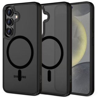 iKi Magmat MagSafe Samsung Galaxy S25+ Plus kemény hátlap tok - matt fekete