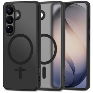 iKi Magmat MagSafe Samsung Galaxy S26 kemény hátlap tok - matt fekete