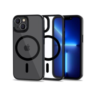 iKi Magmat MagSafe iPhone 14 kemény hátlap tok - átlátszó