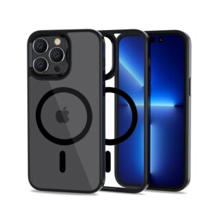 iKi Magmat MagSafe iPhone 14 Pro Max kemény hátlap tok - átlátszó