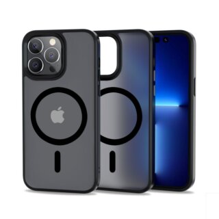 iKi Magmat MagSafe iPhone 14 Pro Max kemény hátlap tok - matt fekete