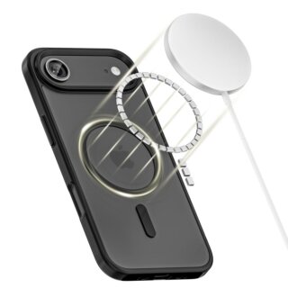 iKi Magmat MagSafe iPhone 17 Air kemény hátlap tok - matt fekete