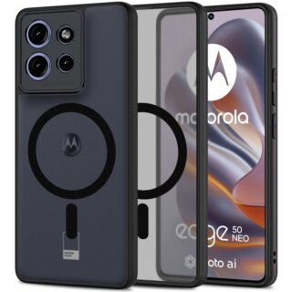 iKi Magmat MagSafe Motorola Edge 50 Neo kemény hátlap tok - matt fekete