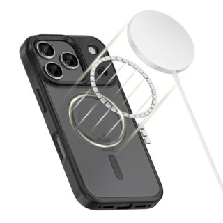iKi Magmat XT MagSafe iPhone 17 Pro Max kemény hátlap tok - matt fekete