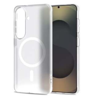 iKi Magslim MagSafe Samsung Galaxy S26 kemény hátlap tok - matt fehér