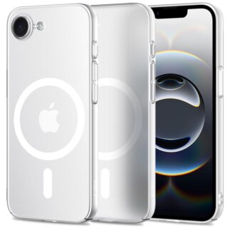 iKi Magslim MagSafe iPhone 16e kemény hátlap tok - matt ezüst