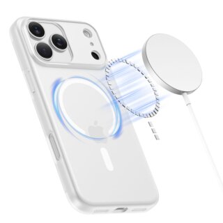 iKi MagSlim MagSafe iPhone 17 Pro Max kemény hátlap tok - matt fehér