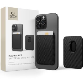 iKi MagWallet MagSafe univerzális kártyatartó - karbon