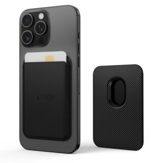 iKi MagWallet MagSafe univerzális kártyatartó - karbon