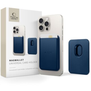 iKi MagWallet MagSafe univerzális kártyatartó - kék