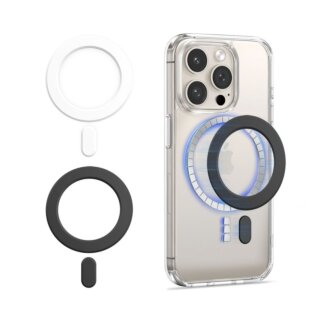 iKi MMP-100 Magnetic univerzális MagSafe gyűrű - fekete + fehér
