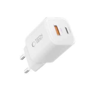 iKi NCM33W hálózati töltő adapter (USB-A, USB-C) PD33W QC3.0 - fehér