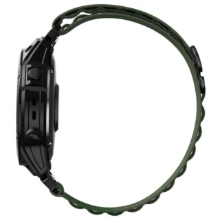 iKi Nylon Pro Garmin Fenix 5 / 6 / 6 Pro / 7 textil szíj - zöld