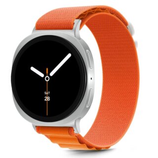 iKi Nylon Pro Samsung Galaxy Watch 8 / Classic 46mm / 44mm / 40mm textil szíj - narancssárga
