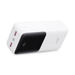iKi PB03 Powerbank külső akkumulátor 30000mAh 22,5W - fehér